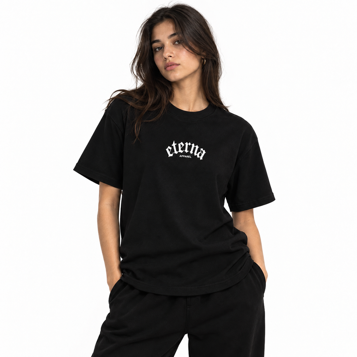 minimalistic tee - black